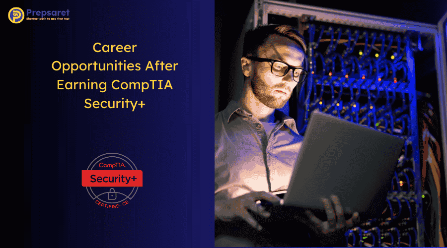 A security+ professional working 