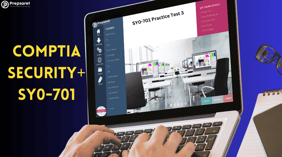 CompTIA Security+ SY0-701 practice tests for exam preparation.