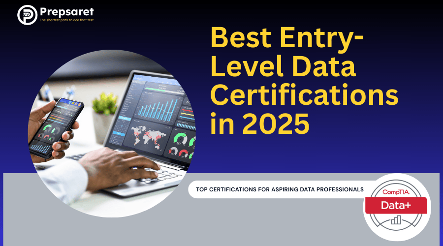 Student preparing for the best entry-level Data certification in 2025