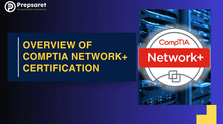 An overview of the CompTIA Network+ certification, highlighting key requirements, exam objectives, and essential information for prospective candidates.