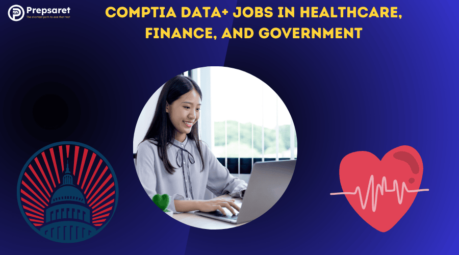 A data analyst working on a computer 