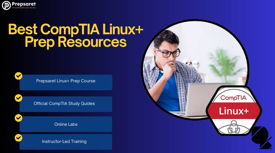 A person preparing for the CompTIA Linux+ exam