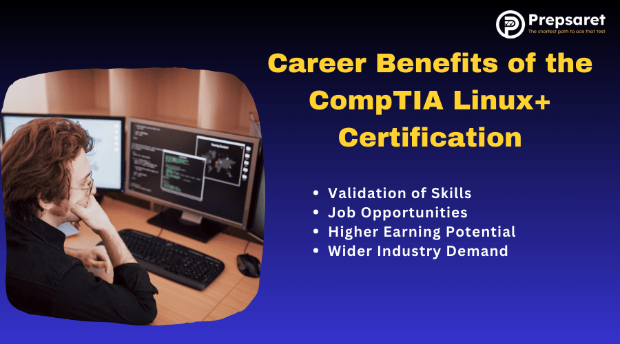 A Linux+ expert working 