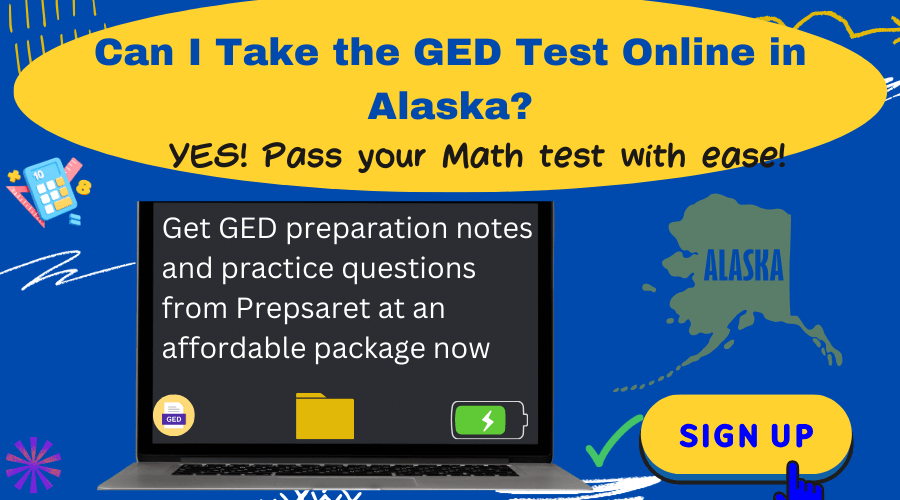 Can i take the GED online in Alaska