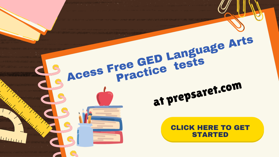 FREE GED LANGAUGE ARTS PRACTICE TEST 