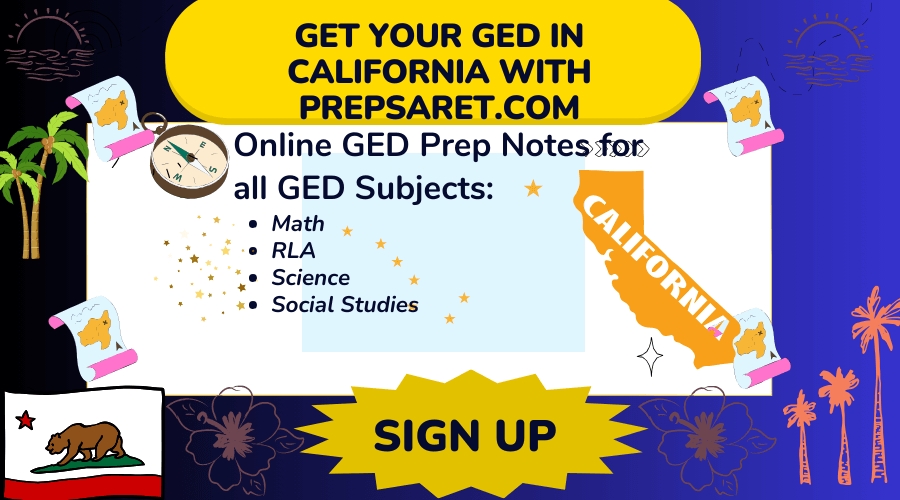 Get your GED in California with Prepsaret.com