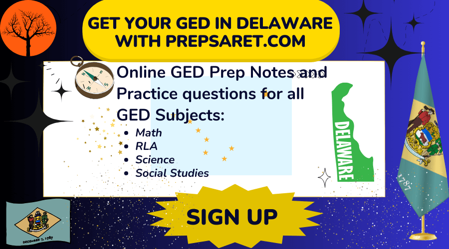 Get your GED in Delaware with Prepsaret.com