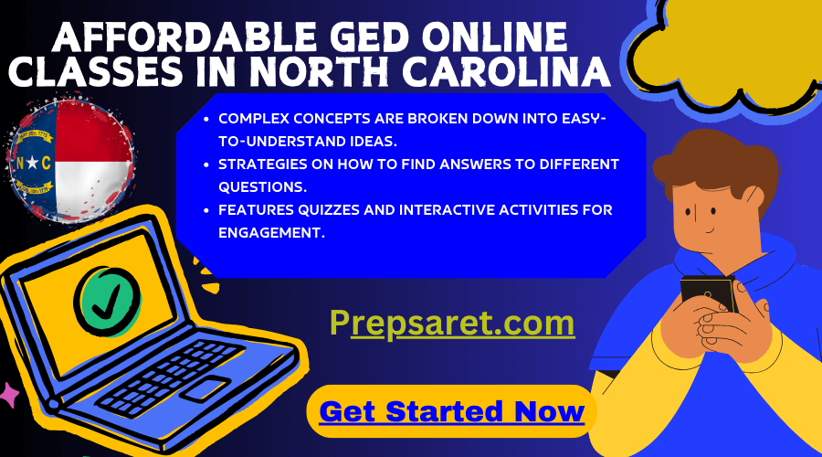 Affordable GED Online classes in North Carolina