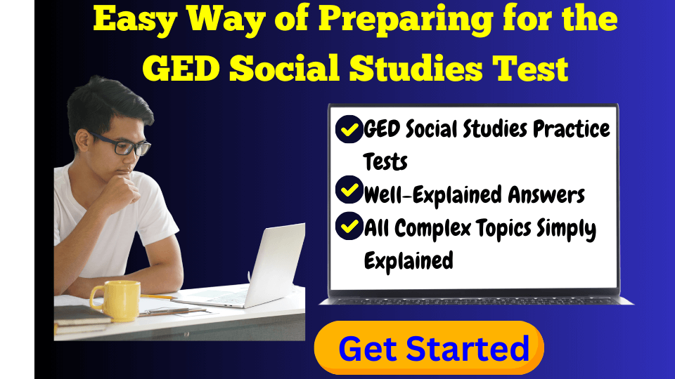 Easy way to prepare for GED social studies test