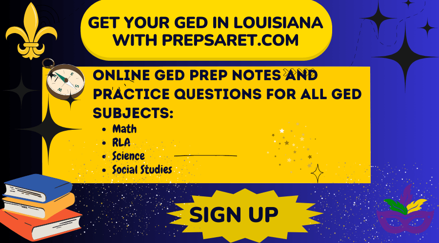 Get your GED in Louisiana with Prepsaret.com