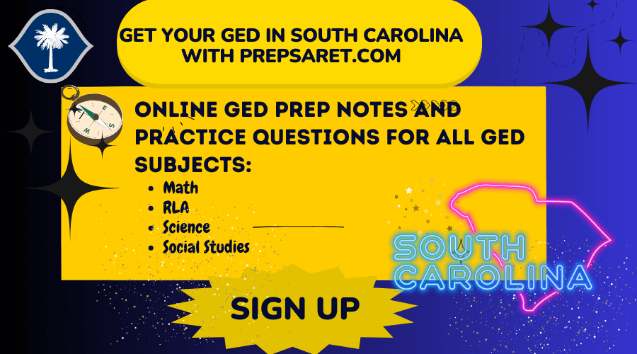 Get your GED in South Carolina with Prepsaret.com