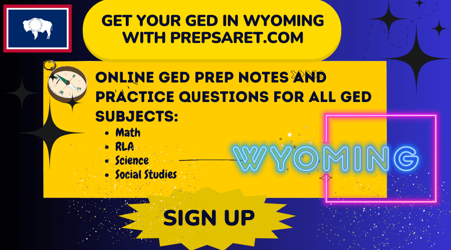 Get your GED in Wyoming with Prepsaret.com