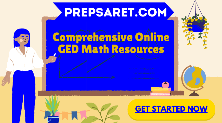 Prepsaret.com comprehensive online GED math study resources 