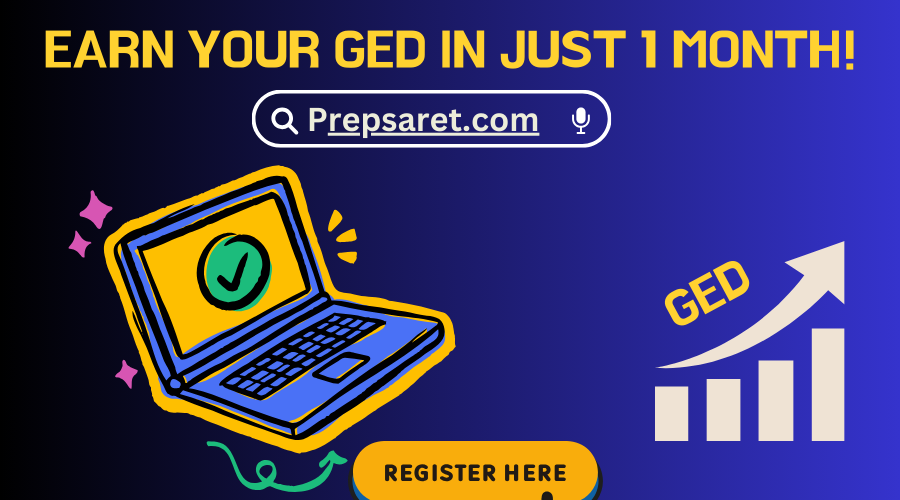 Earn your GED in just 1 month