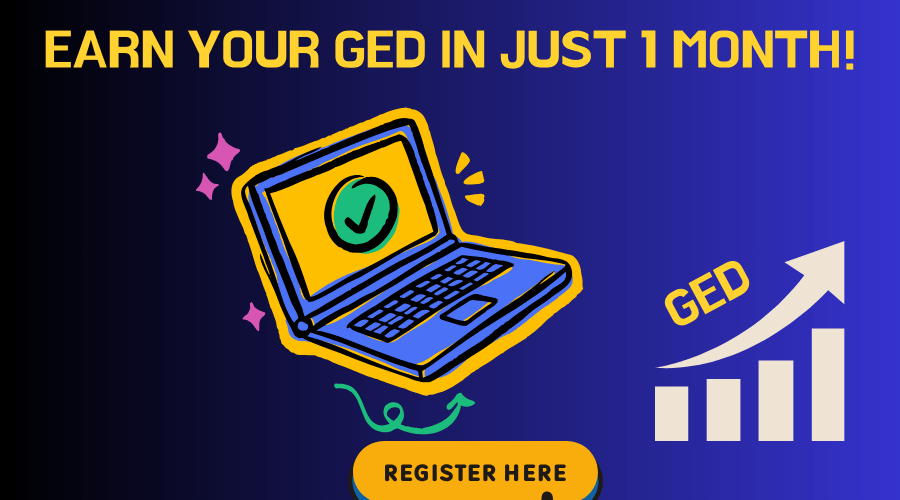 Earn your GED in just one month 