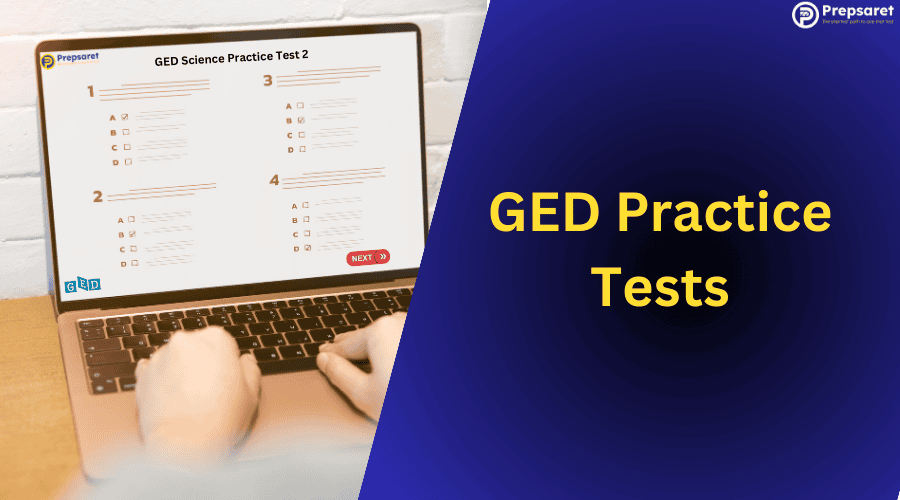 sample GED practice test questions with answers
