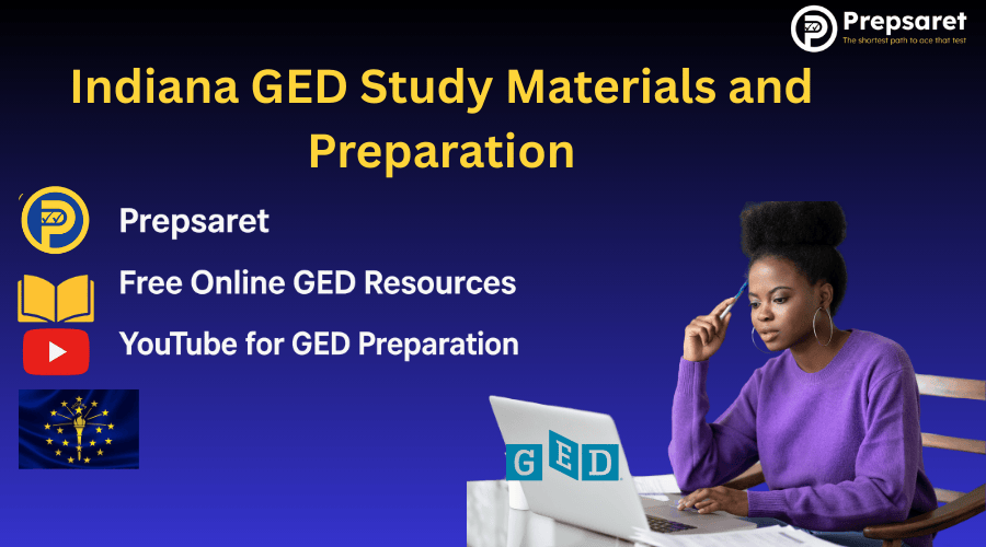 "Effective Indiana GED study materials and preparation resources list