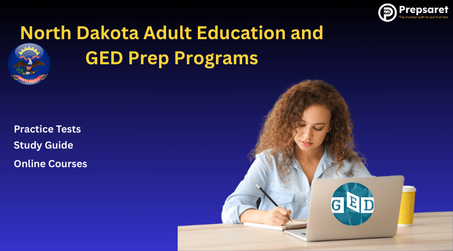 A student preparing for the GED using the North Dakota Adult Education and GED Prep Programs