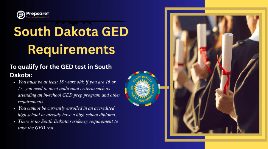 South Dakota GED Requirements