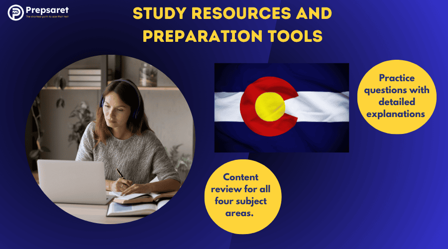 A candidate preparing for the GED Test using various resources