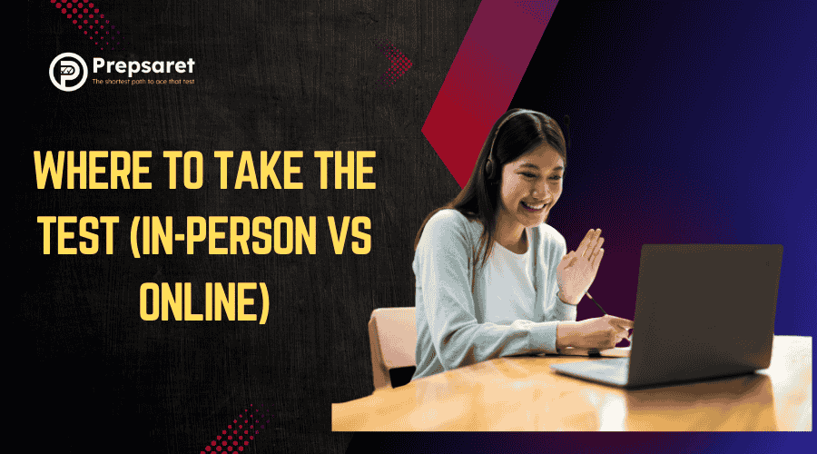 The differences between taking the GED test in-person at an Arizona testing center and online with an online proctor, highlighting requirements and benefits.