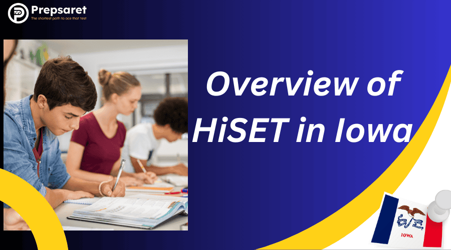 Students preparing for the HiSET exam in Iowa.