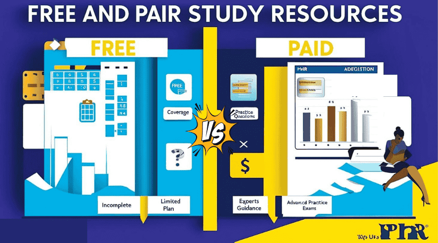 Key differences between Free and Paid PHR study Resources