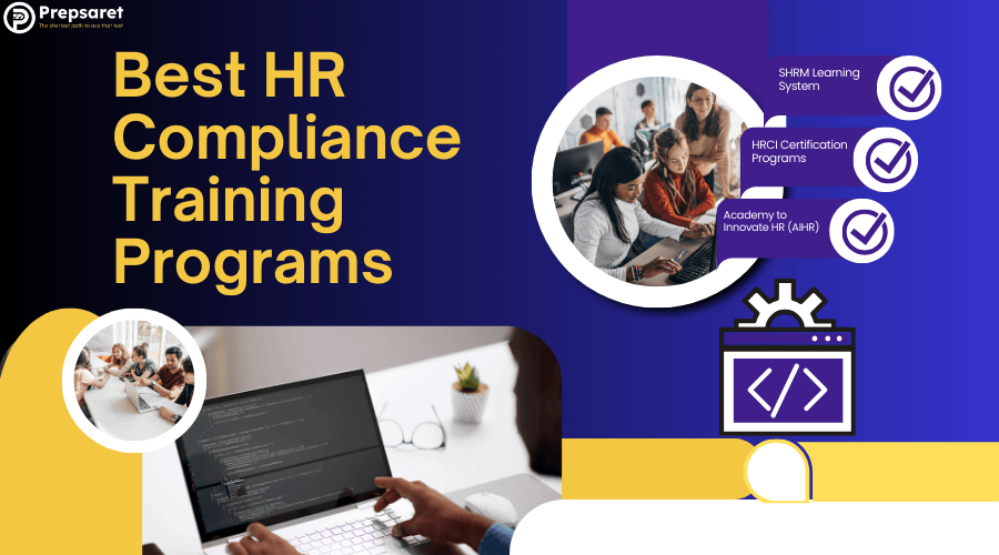 List of top HR compliance training programs, including SHRM, HRCI, AIHR, and government-backed options like EEOC and OSHA.