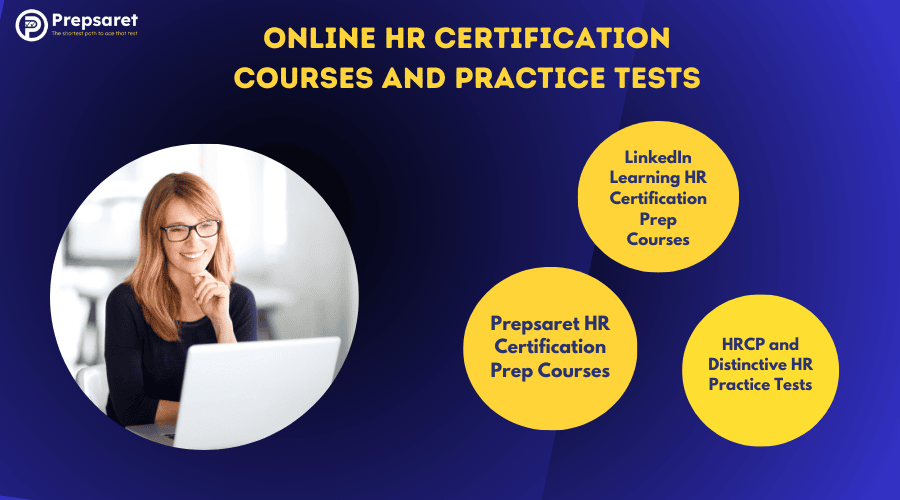 A HR student using different online courses to prepare for a certification exam