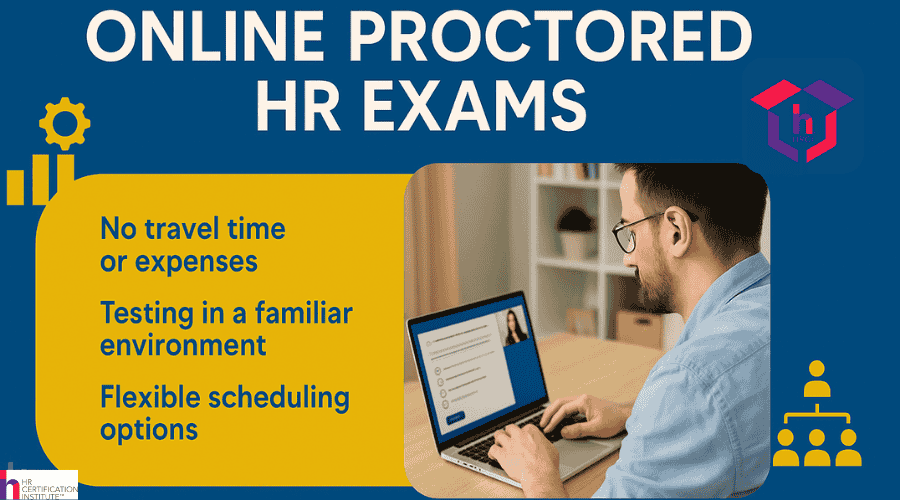 HRCI offers virtual online proctored exams through Pearson VUE's OnVUE system
