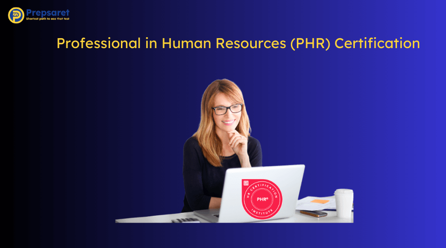 A student preparing for the Professional in Human Resources (PHR) Certification exam online
