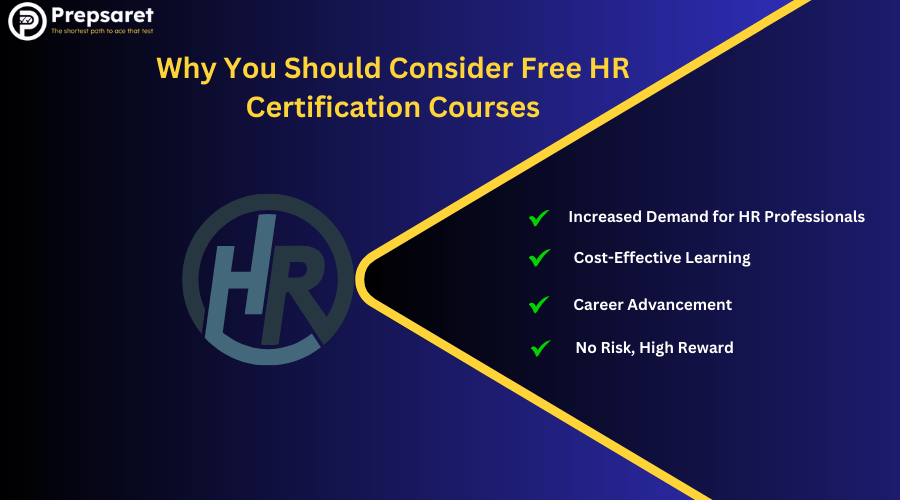 A picture highlighting the reasons Why You Should Consider Free HR Certification Courses
