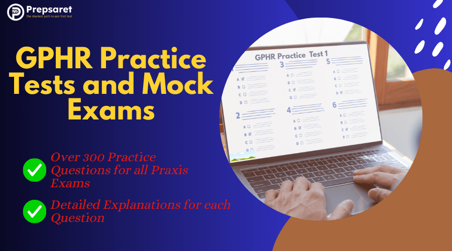 Student preparing online for the GPHR exam with practice tests to build confidence and improve performance.
