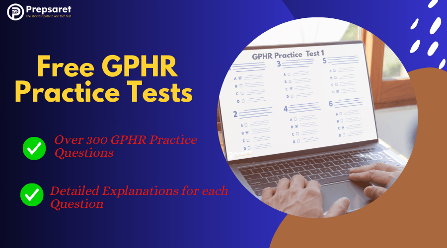 a student uses free GPHR practice tests to build confidence and sharpen exam readiness.