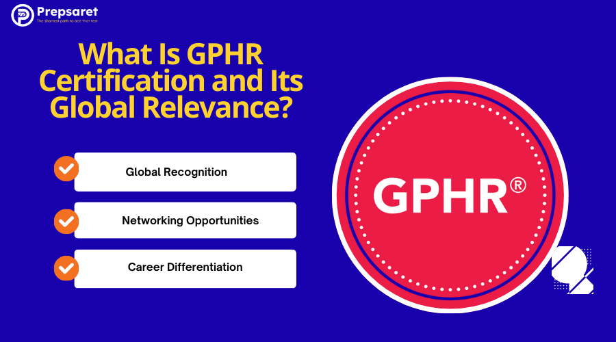 The GPHR logo and a summary of some of its benefits.