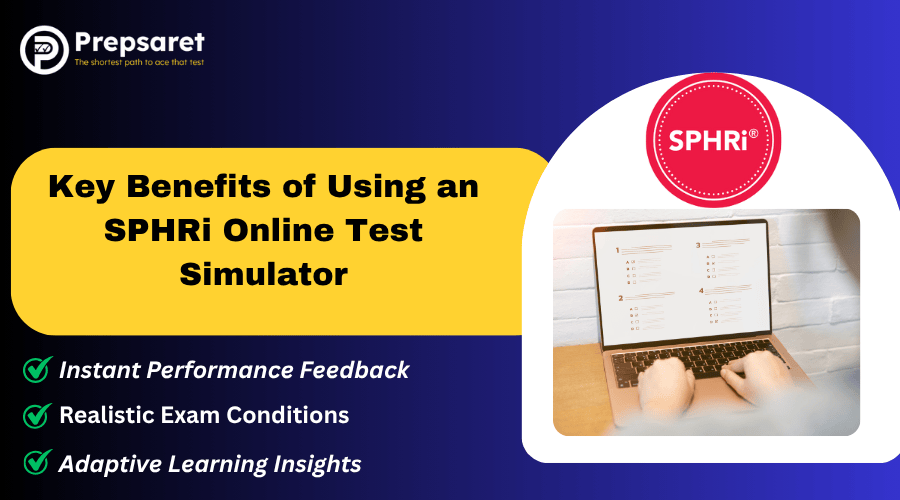 A person using a SPHRi exam simulator
