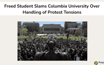 Freed Student Slams Columbia University Over Handling of Protest Tensions