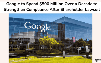 Google to Spend $500 Million Over a Decade to Strengthen Compliance After Shareholder Lawsuit