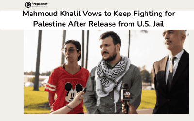 Mahmoud Khalil Vows to Keep Fighting for Palestine After Release from U.S. Jail