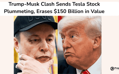 Trump-Musk Clash Sends Tesla Stock Plummeting, Erases $150 Billion in Value