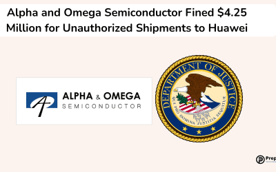 Alpha and Omega Semiconductor Fined $4.25 Million for Unauthorized Shipments to Huawei