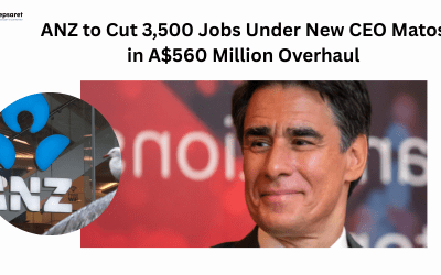 ANZ to Cut 3,500 Jobs Under New CEO Matos in A$560 Million Overhaul