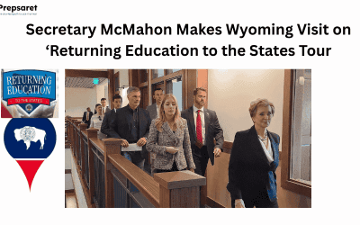 Secretary McMahon Makes Wyoming Visit on ‘Returning Education to the States Tour
