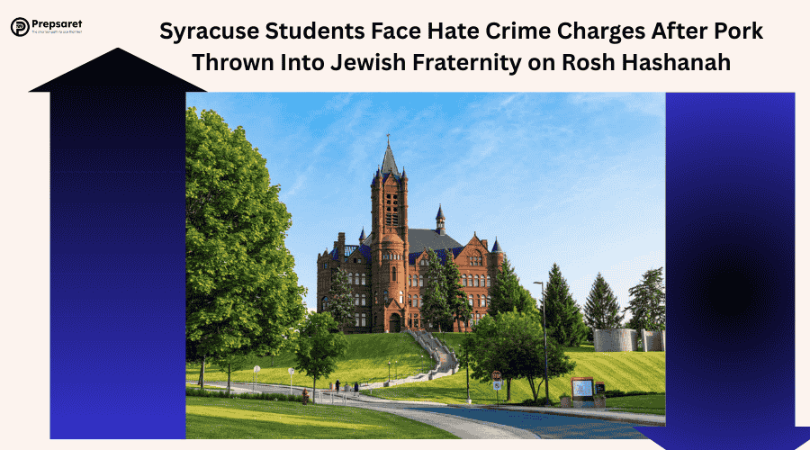 Syracuse Students Face Hate Crime Charges After Pork Thrown Into Jewish Fraternity on Rosh Hashanah