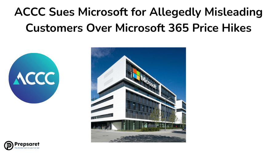 ACCC Sues Microsoft for Allegedly Misleading Customers Over Microsoft 365 Price Hikes