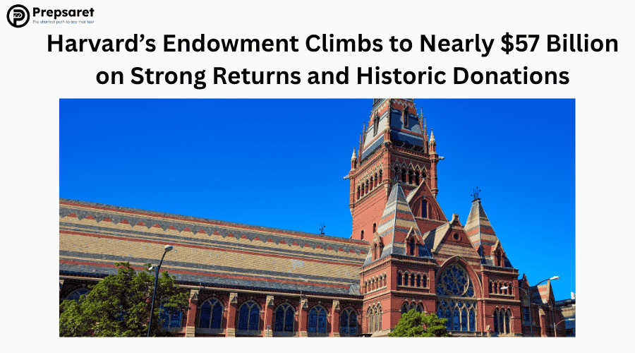 Harvard’s Endowment Climbs to Nearly $57 Billion on Strong Returns and Historic Donations