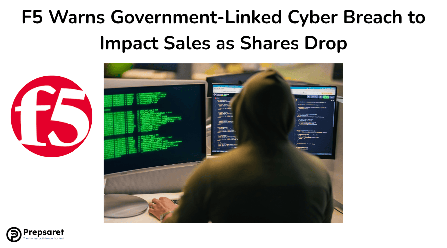 F5 Warns Government-Linked Cyber Breach to Impact Sales as Shares Drop