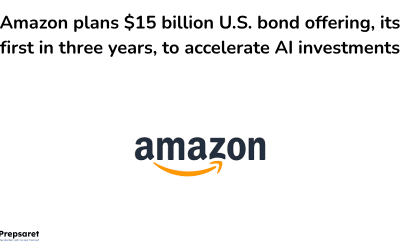 Amazon plans $15 billion U.S. bond offering, its first in three years, to accelerate AI investments