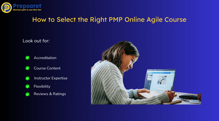 Overview of how to select the right PMP online agile course