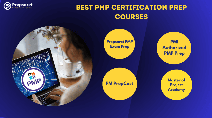 A PMP student using different online courses to prepare for the test 